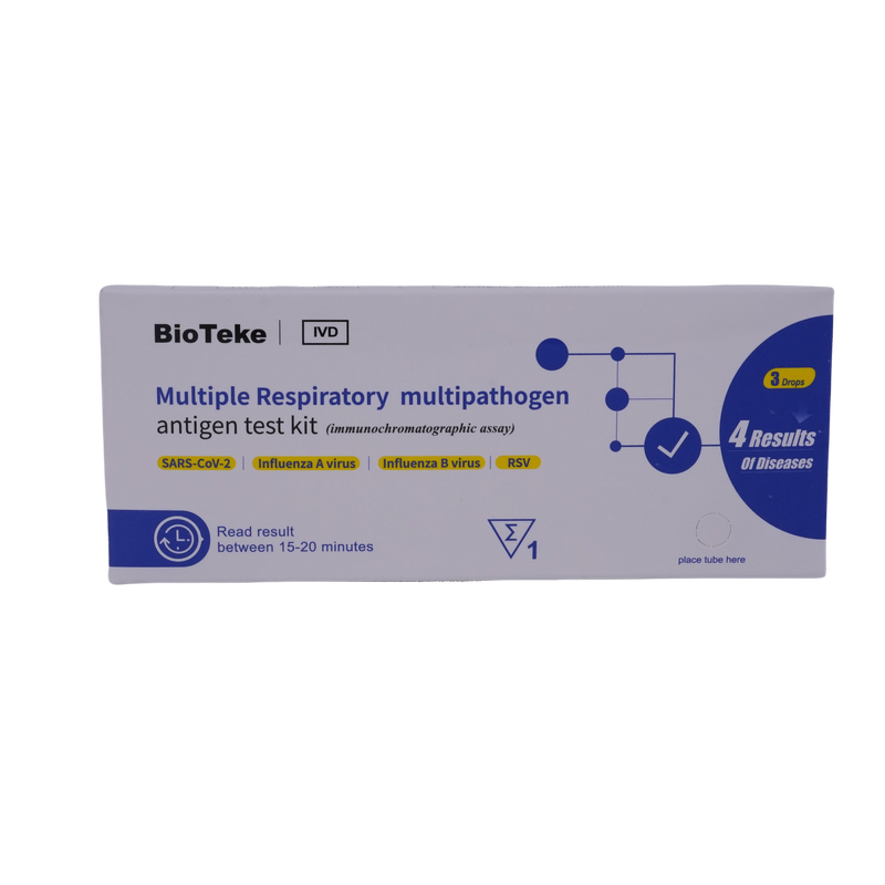 Zkušební souprava pro více respiračních multipatogenů pro kovidovou chřipku RSV (imunochromatografický test)