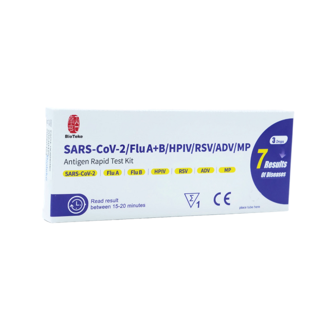 SARS-CoV-2/chřipka A+B/HPIV/RSV/ADV/MP Antigen Rapid Test Kit