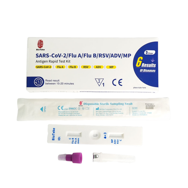 6 in 1 chřipka Covid A & B RSV ADV MP Antigen Rapid Test Kit