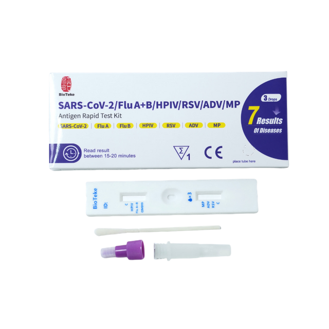 7 v 1 SARS-CoV-2/chřipka A+B/HPIV/RSV/ADV/MP Antigen Rapid Test Kit