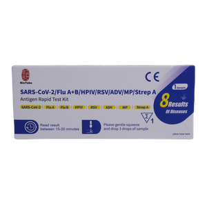 Bioteke 8 v 1 vícenásobné respirační patogeny Antigen Rapid Test Kit 