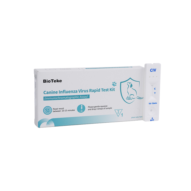 Psího chřipkového viru (CIV) Rapid Test Kit (imunochromatografický test) ICA2301-2