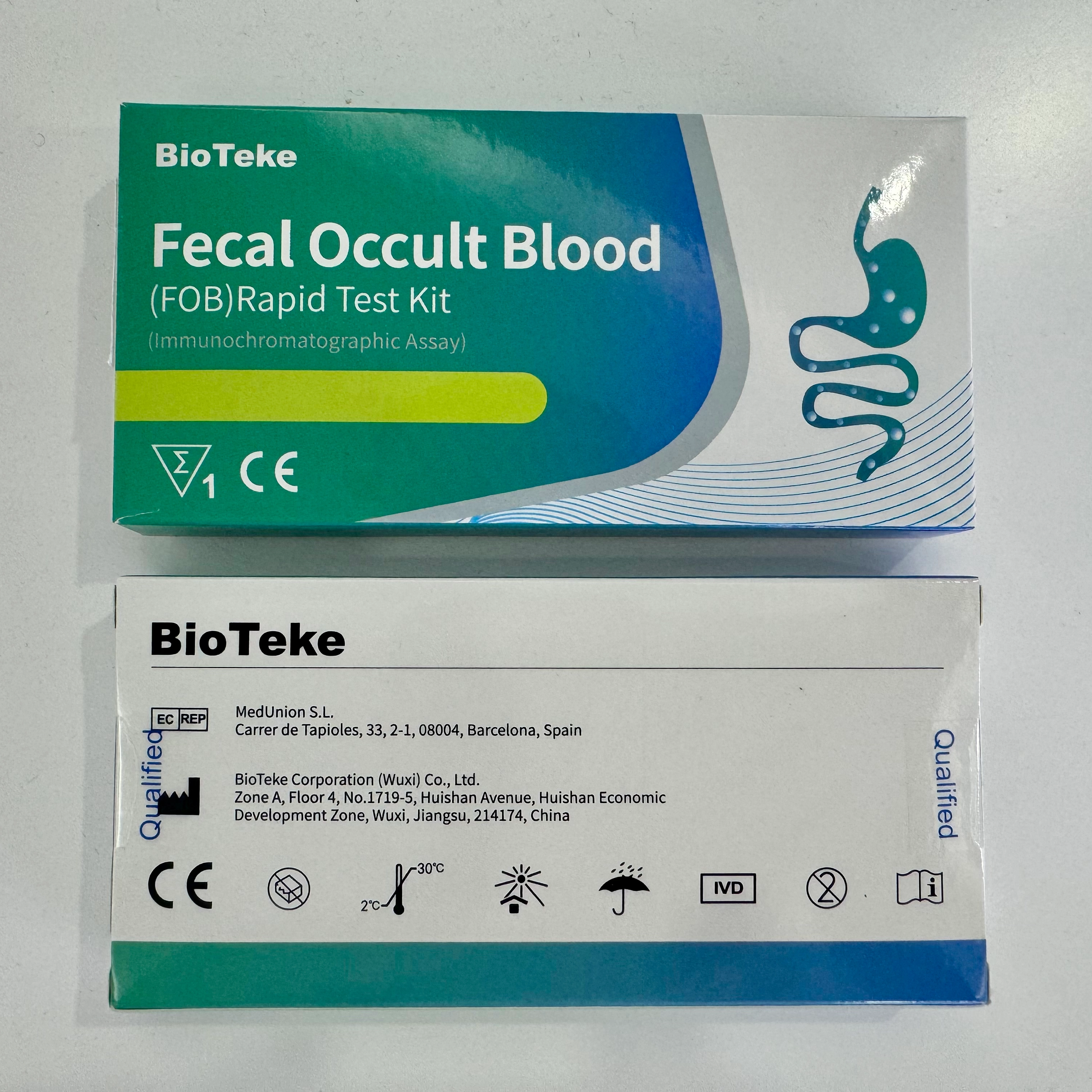 Fekální okultní krev (FOB) Rapid Test Kit (imunochromatografický test)