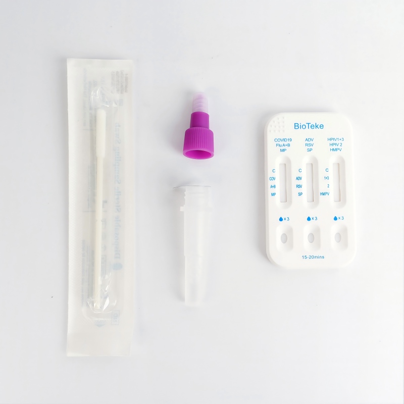 Respiratory 10 v 1 SARS-CoV-2/chřipka A+B/HPIV2/HPIV1+3/RSV/ADV/MP/SP/HMPV Antigen Rapid Test Kit