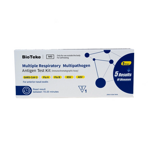5 v 1 zkušební soupravě pro vícenásobné respirační multipatogen antigen