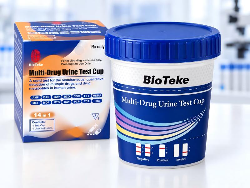 BioTeke multidrogov&yacute; testovac&iacute; poh&aacute;rek moči